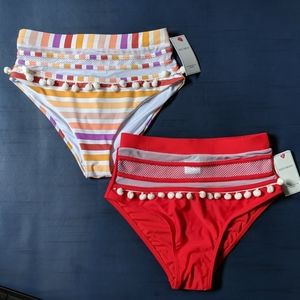 Red Dress Boutique high waisted bikini bottoms